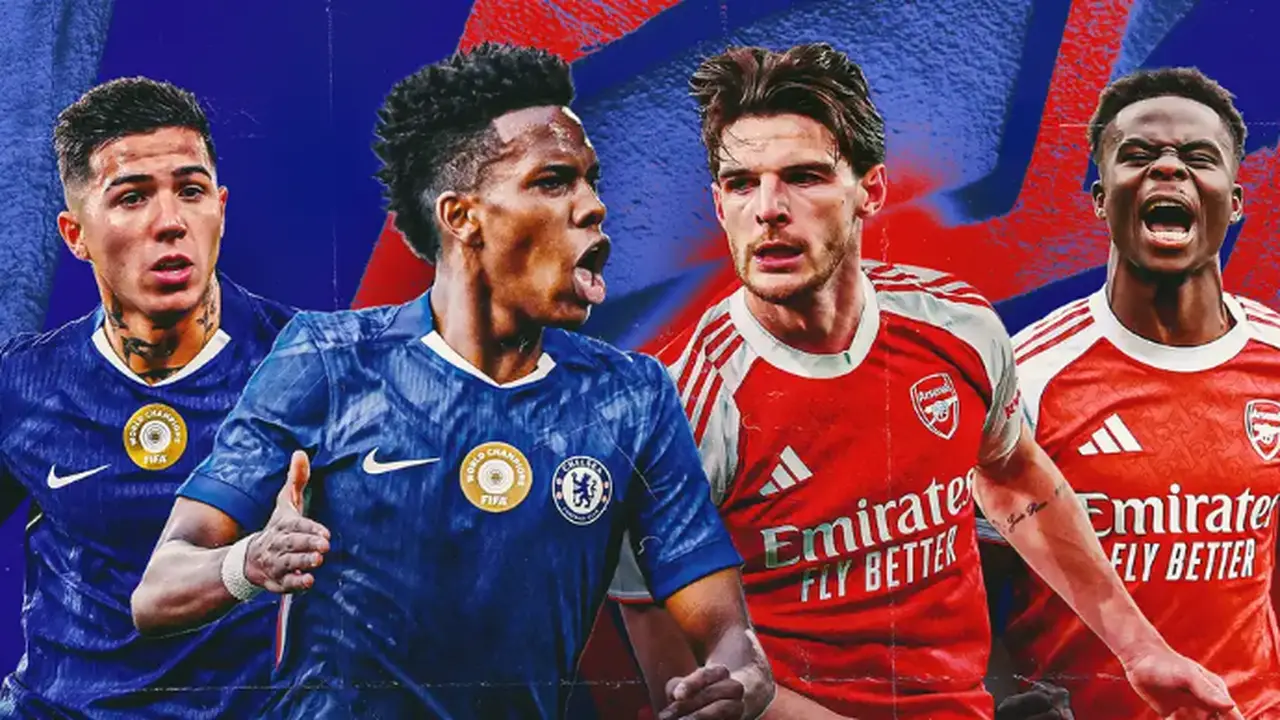 موعد مباراة أرسنال ضد تشيلسي في الدوري الإنجليزي 2026 والقنوات الناقلة للديربي ونقاط حسم اللقب